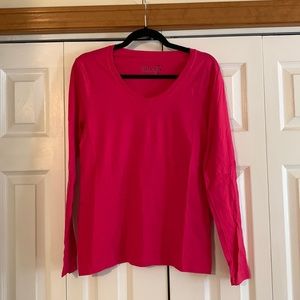 Hanes Pink Long Sleeve